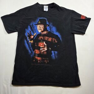 Vintage 2002 Planet Hollywood Size M Nightmare On Elm Street Freddy T-Shirt M&O